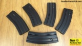 D&H Industries 5.56 MM Magazines. Excellent Condition. Five 30 Round Mags with Green Followers. . (3
