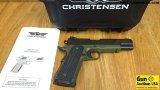 CHRISTENSEN 1911 MATCH .45 ACP Semi Auto Pistol. Like New Condition. 5