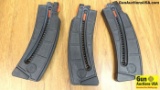 S&W .22LR Magazines. Very Good Condition. 3 High Capacity 30 Round Mags in 22LR for S&W 22/AR. USA (