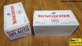 Winchester .380 Auto Ammo. NEW in Box. 200 Rounds, 95 gr. FMJ. USA (32915)