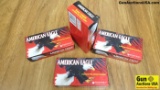 American Eagle 9mm Luger Ammo. NEW in Box. 200 Rounds, 124 gr., FMJ. USA (32938)