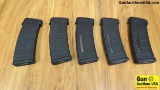 Pmag 5.56x45 Magazines. Excellent Condition. 5 Black 30 Round Pmags With Covers. Fantastic Mags.. US
