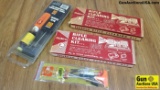 Outers, Hoppes Rifle Cleaning Kits. Very Good Condition. 2 Steel Outers Rifle Cleaning Kits, 1 Hoppe