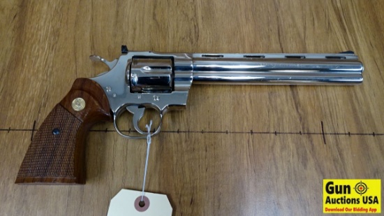 COLT PYTHON TARGET .38 SPECIAL Revolver. Very Good. 8" Barrel. Shiny Bore, Tight Action If You Fall