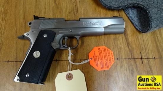 COLT GOLD CUP NATIONAL MATCH SERIES 80 MK IV .45 ACP Semi Auto Collector Pistol. Excellent Condition