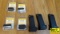 Glock .45 Magazines. Excellent Condition. Three 6 Round Black Magazines with Grip Extenders to make