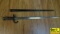 French Army Bayonet. Very Good. 1879 French Rifle Bayonet with a 21 Inch Blade and a Metal Sheath..