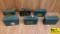 Military Issue 7.62 MM Ammo Cans. Good Condition. 6 In Total 7.62 MM Military Issue Green Ammon Cans