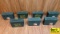 Military Issue 7.62 MM Ammo Cans. Excellent Condition. 7 In Total 7.62 MM Military Issue Green Ammon