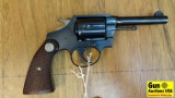 COLT POLICE POSITIVE .38 SPECIAL Collector Revolver. Excellent Condition. 4