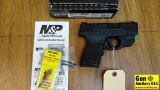 S&W M&P 45 SHIELD GREEN LASERGUARD .45 ACP Semi Auto Pistol. Like New. 3