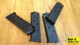 Colt .45 ACP Magazines. Good Condition. 4 In Total, 1 Colt 8 Round 1911 Style Mag and Three 7 Round