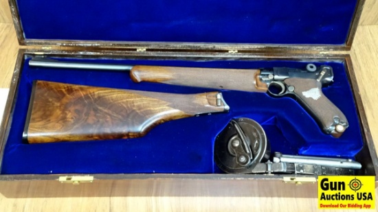 DWM LUGER CARBINE 9MM COLLECTOR Pistol. STUNNING. 16.5" Barrel. VERY RARE LUGER Includes Presentatio