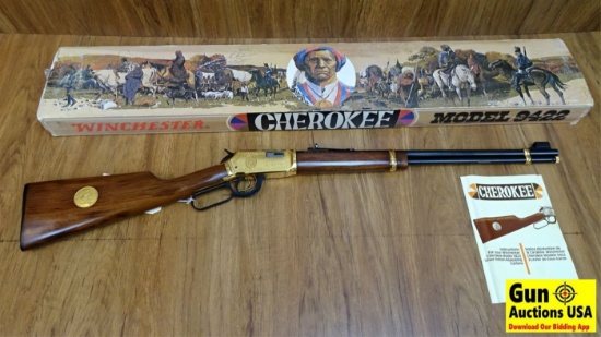 Winchester MODEL 9422 XTR - CHEROKEE CARBINE .22 LR Lever Action Collector Rifle. Like New. 20" Barr