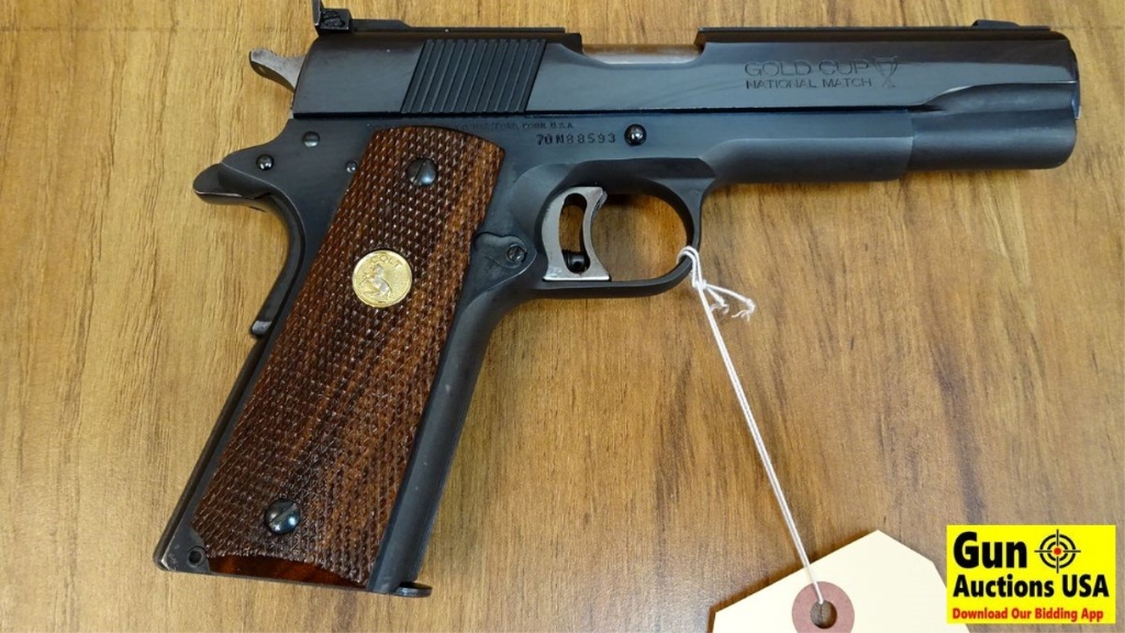 Colt Mk Iv Series 70 Gold Cup National Match 45 Acp Semi Auto Collector S Pistol Excellent Conditi Firearms Military Artifacts Firearms Pistols Semi Automatic Pistols Online Auctions Proxibid