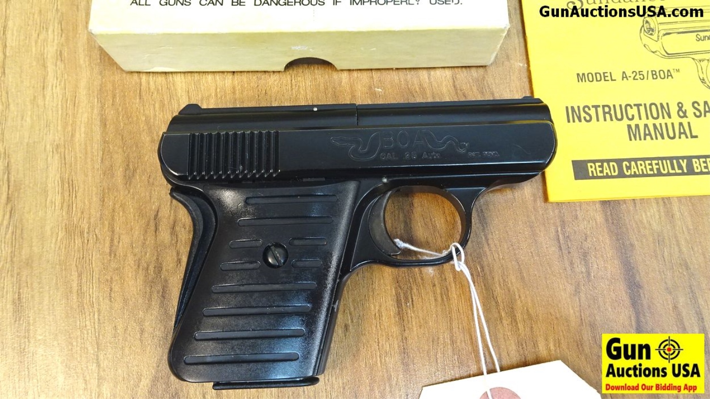 美品　SUB INDUSTRIES BOA 25-25.5cm Sundance Industries BOA .25 ACP SN: 82436 | Proxibid