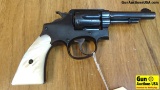 S&W DA .38 S&W Pearl Grip Revolver. Good Condition. 4