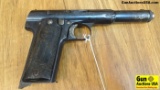 Astra 1921 .38 Cal. Semi Auto Pistol. Good Condition. 6