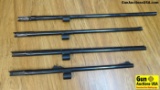 Remington 12 Ga. 4 In Total Barrels. Very Good. Barrels, #1 is a Ventilated Rib with Silver Front Be