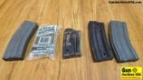 AR15 Magazines. Good Condition. 5 In Total , Three 30 Round and Two 20 Round Magazines. . (36878)