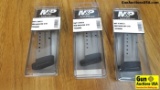 S&W 9 MM Magazines. NEW in Box. 3 In Total, Stainless Steel 8 Round Magazines, Fit S&W Model M&P 9 S