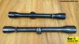 Weaver K 6 Scopes. 2 in Total #1 With Steel Tube, Scope Has been Mounted with Duplex Reticle in Very
