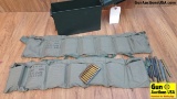 Military Surplus .556 Ammo. 280 Rounds all In Stripper Clips, All Placed in 7 Pouches, with Extra St