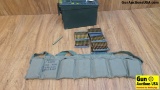 Military Surplus .223 Ammo. 290 Rounds of Military FMJ ;140 Rounds are in a Clip Pouch and the Rest