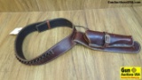 Lawrence 601 Holster Rig. Very Good. Western Holster Brown Leather Rig. . (37012)