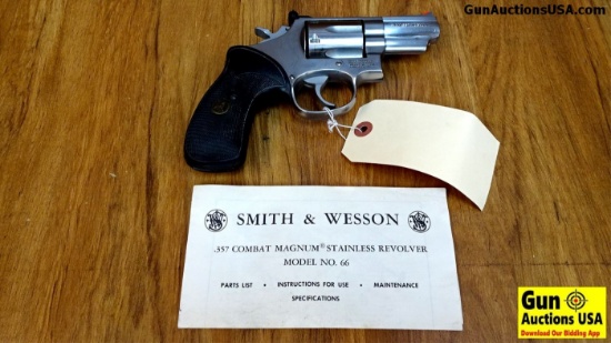 S&W 66-2 .357 MAGNUM EDC Revolver. Excellent Condi