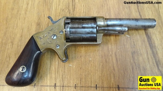 Slocum Brooklyn Arms .32 Rimfire Revolver. Very Good. 3" Barrel. Shiny Bore, Tight Action A Piece of