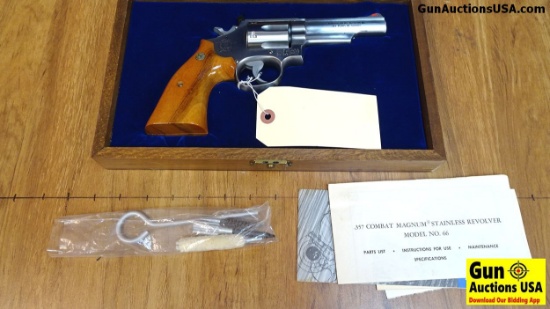 S&W 66-1 CHICAGO POLICE COMMEMORATIVE .357 MAGNUM Revolver. Like New. 4" Barrel. Shiny Bore, Tight A