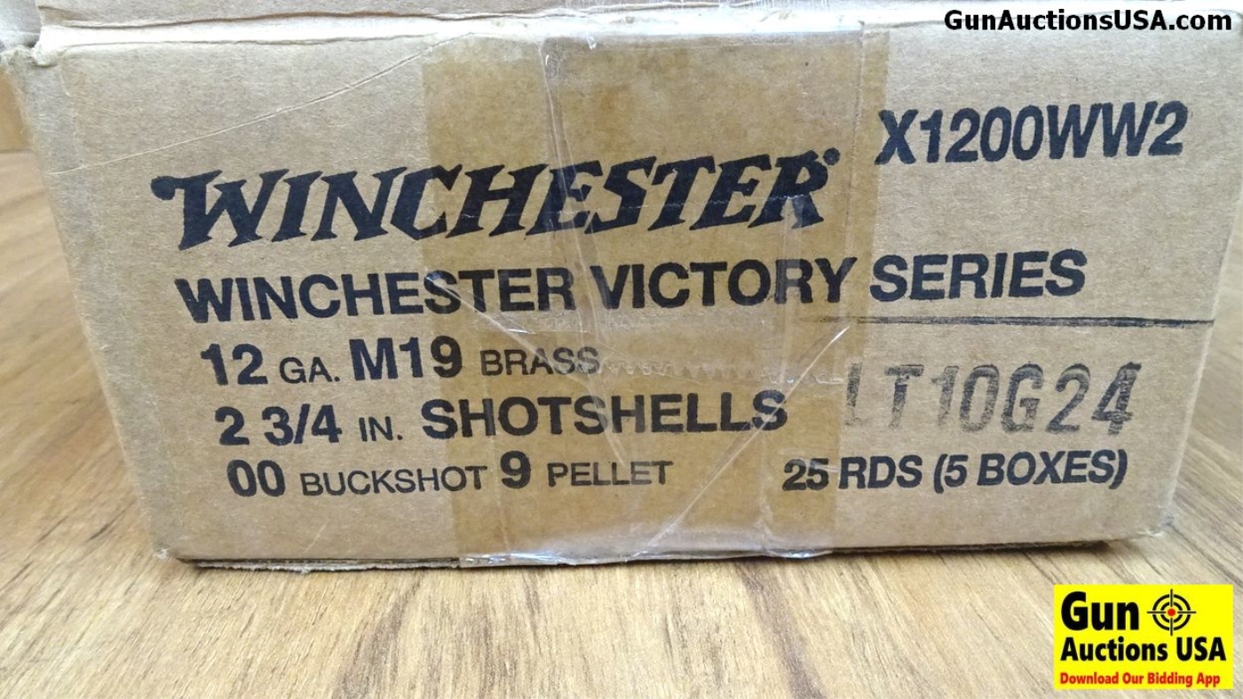 Winchester WWII Victory Series 12 Gauge 2-3/4 M19 Buckshot 9