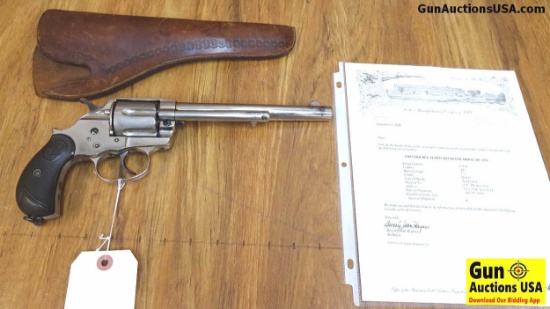 Colt Double Action 1878 .45 COLT Collector's Revolver. Very Good. 7.5" Barrel. Shiny Bore, Tight Act