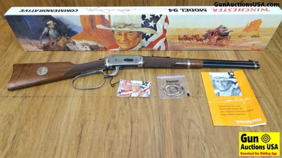 Winchester 94 JOHN WAYNE COMMEMORATIVE .32-40 WIN Lever Action Commemorative Rifle. NEW in Box. 18.5