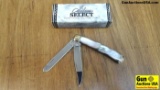 Rough Rider Silver Select Knife. Excellent Condition. Custom Channel Inlay Pockey Cutlery in Origina