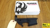 Ruger AR-556 LOWER MULTI Receiver. NEW in Box. Hard Coat Anodized Black Stripped Receiver, Ready for