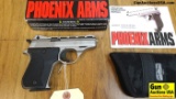 PHOENIX ARMS HP25A .25 Cal. Semi Auto Pistol. Needs Repair. 3
