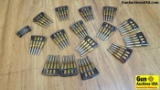 Military Ammo. 75 Rounds of Antique Military Ammo on Stripper Clips. . (39074)