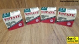 Estate Super Sport Competition Target Load Ammo. NEW in Box. 4 Boxes of 25 Rounds, 2 3/4 Inch 7.5 Sh