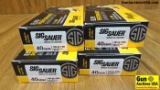 SIG SAUER Elite Performance Ammunition 50 FMJ Centerfire Pistol Cartridges. 200 Rounds of 50 SIG FMJ