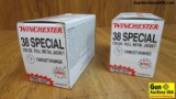 Winchester 38 Special Ammo . 200 Rounds of 130 Grain FMJ.. (39320)