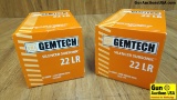 Gemtech .22LR Ammo. 1000 Rounds of Silencer Subsonic 42 Grain Lead Round Nose. Specifically designed
