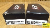 LAX Ammunition 357 MAGNUM Ammo. 100 Rounds of 158 Grain Total Copper Plated. . (38671)