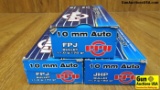 PPU 10 MM Auto Ammo. 150 Rounds of FPJ Bullet 11,0 g/170 Grain. . (38683)