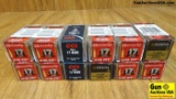 Hornady, CCI, Federal Premium 17 HMR Ammo. 600 Rounds in Total ; 400 Rounds of Hornady, 20 GR, XTP.