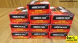 American Eagle AE223AF .223 REM Ammo. 300 Rounds of 55 Grain Full Metal Jacket Boat Tail, Three 10 R