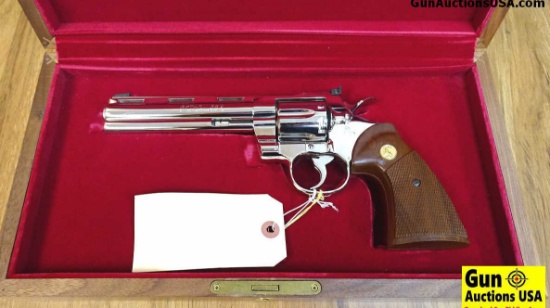 COLT PYTHON .357 MAGNUM Collector's Revolver. Like New. 6" Barrel. Shiny Bore, Tight Action One Exci