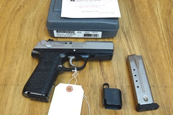 Ruger P95 9MM Semi Auto Pistol. Like New. 4" Barrel. Shiny Bore, Tight Action A Solid Performer! Nic