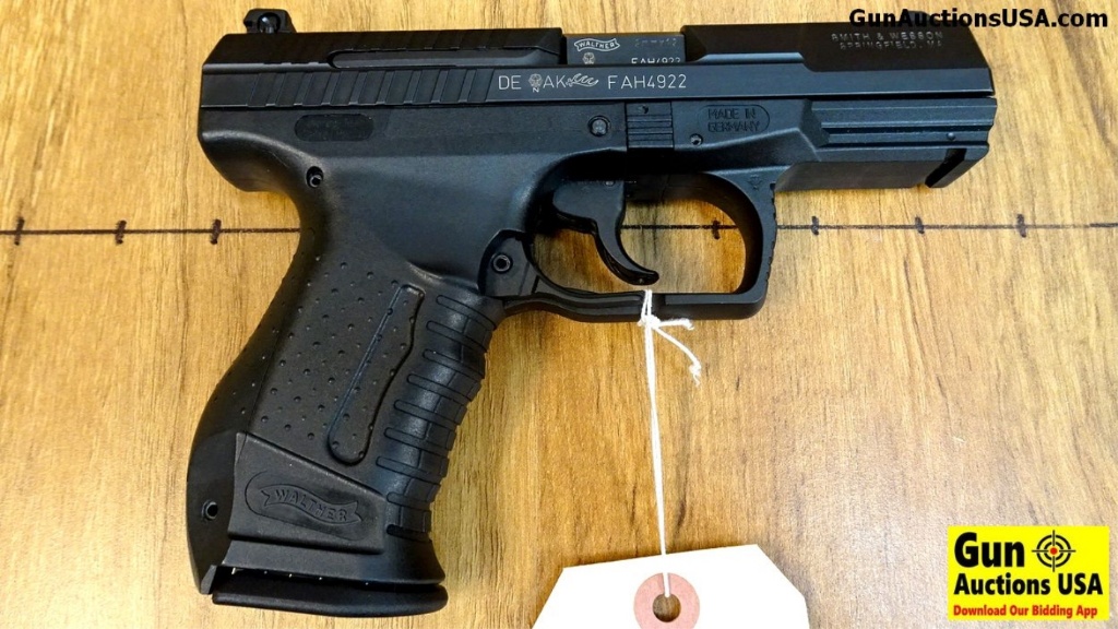 Walther P99 9MM Pistol. Like New. 4" Barrel. The QU P99, Features a Unique  Black Steel Triangular Sl | Online Auctions | Proxibid